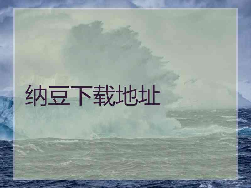 纳豆下载地址 纳豆下载地址