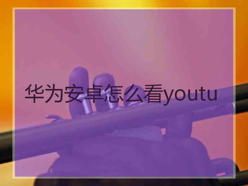 华为安卓怎么看youtu 华为安卓怎么看youtu