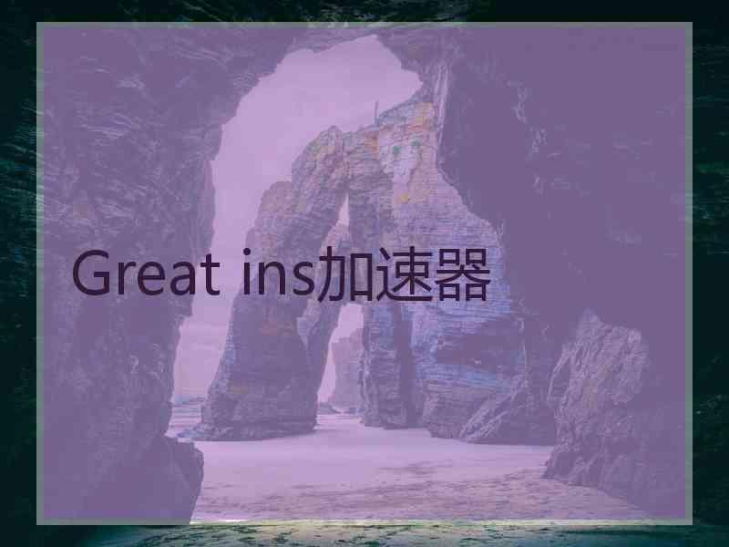 Great ins加速器