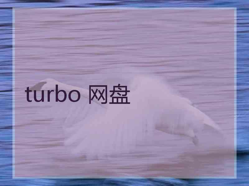 turbo 网盘