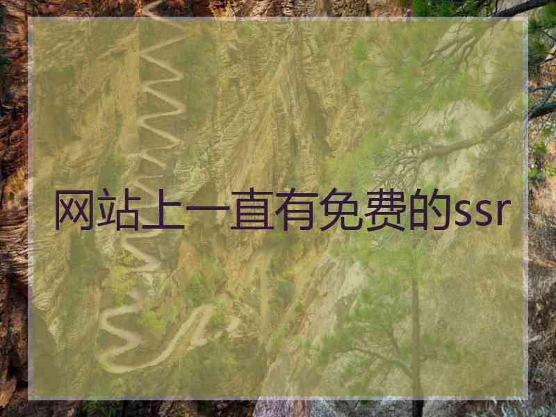 网站上一直有免费的ssr 网站上一直有免费的ssr