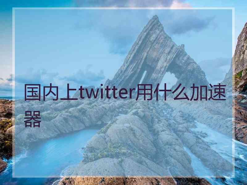 国内上twitter用什么加速器 国内上twitter用什么加速器