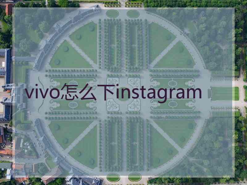 vivo怎么下instagram vivo怎么下instagram