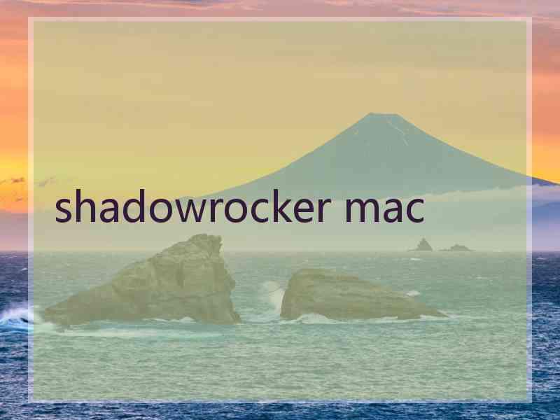 shadowrocker mac