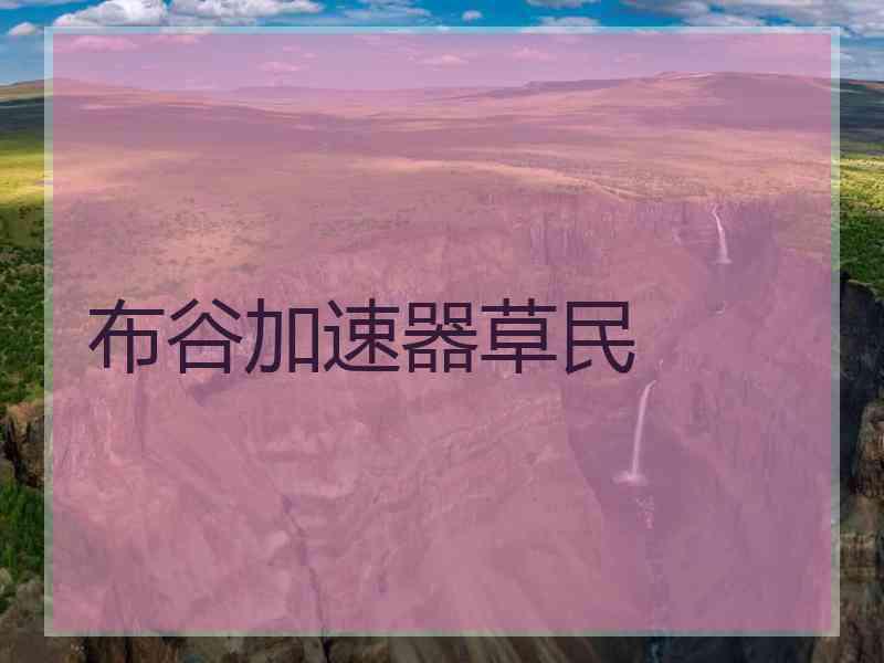 布谷加速器草民