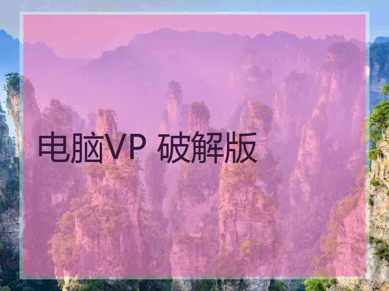 电脑VP 破解版