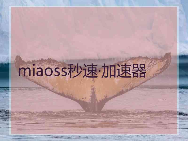 miaoss秒速·加速器