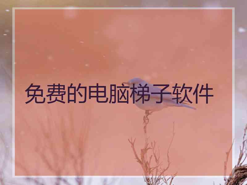 免费的电脑梯子软件