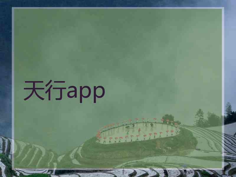 天行app