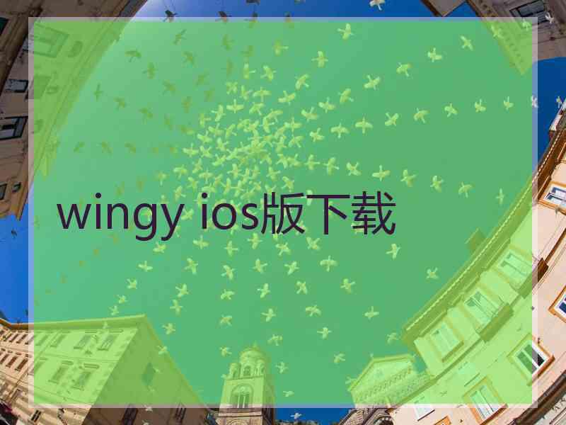 wingy ios版下载