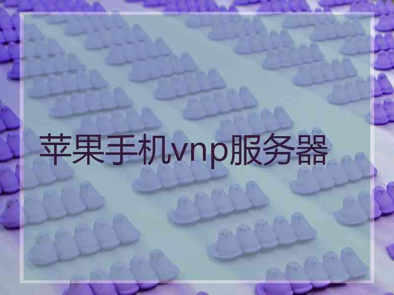 苹果手机vnp服务器