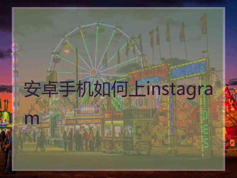 安卓手机如何上instagram