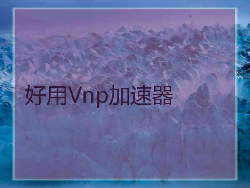 好用Vnp加速器