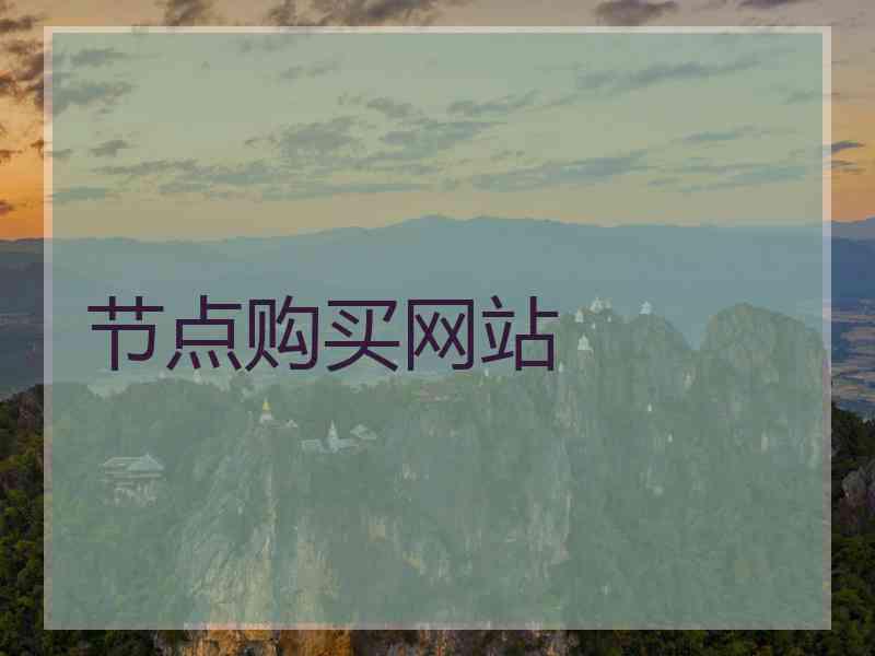 节点购买网站