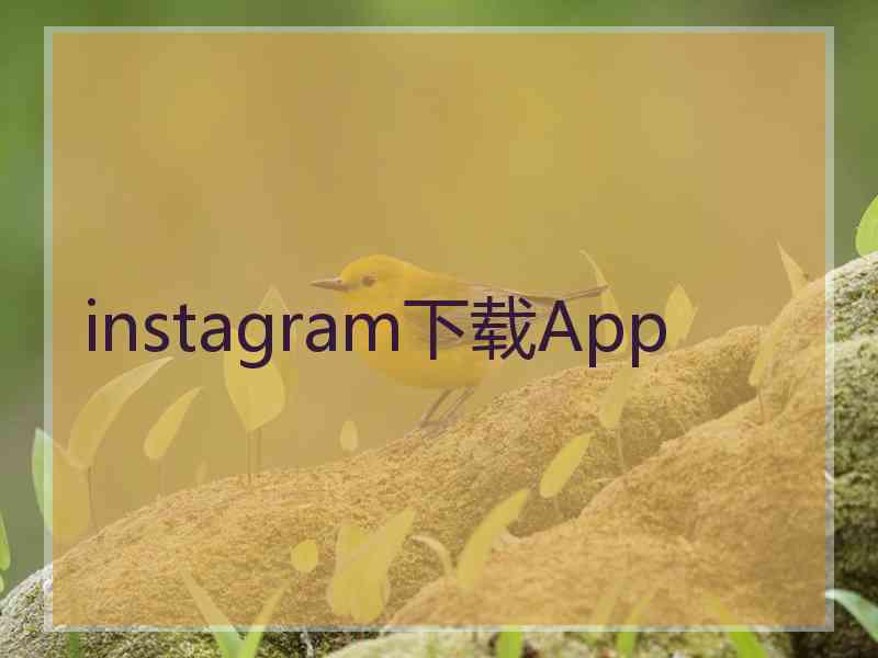 instagram下载App