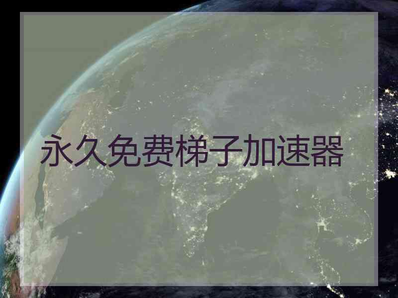 永久免费梯子加速器