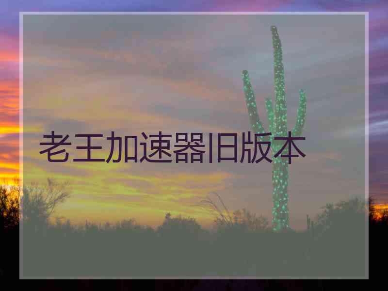 老王加速器旧版本