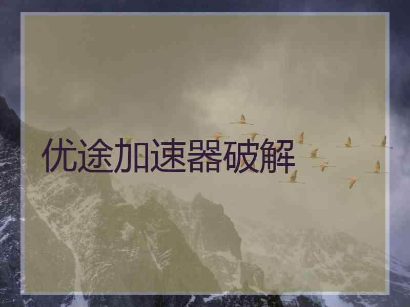 优途加速器破解