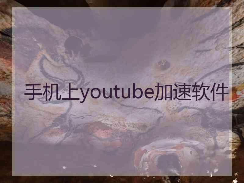手机上youtube加速软件