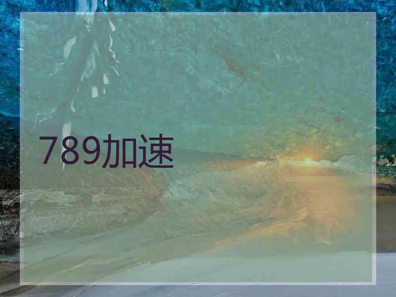 789加速