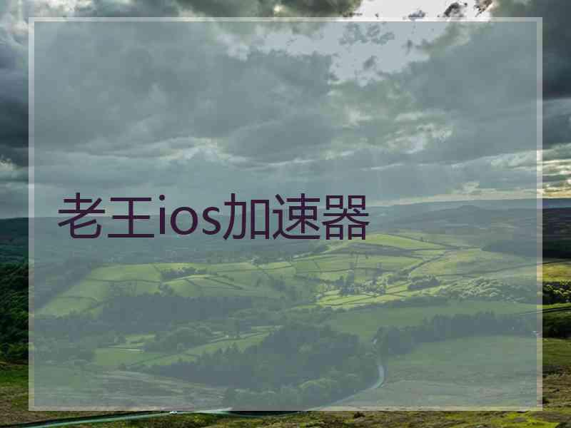 老王ios加速器