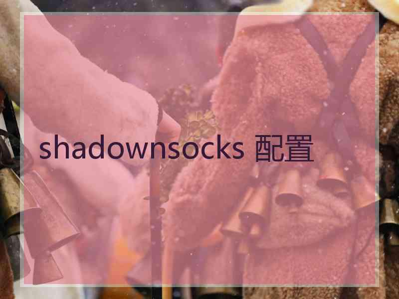 shadownsocks 配置