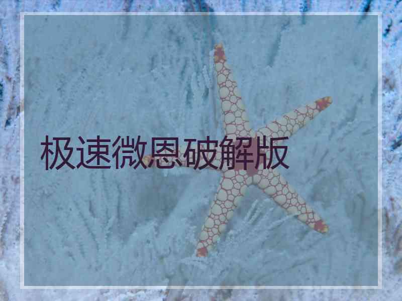 极速微恩破解版