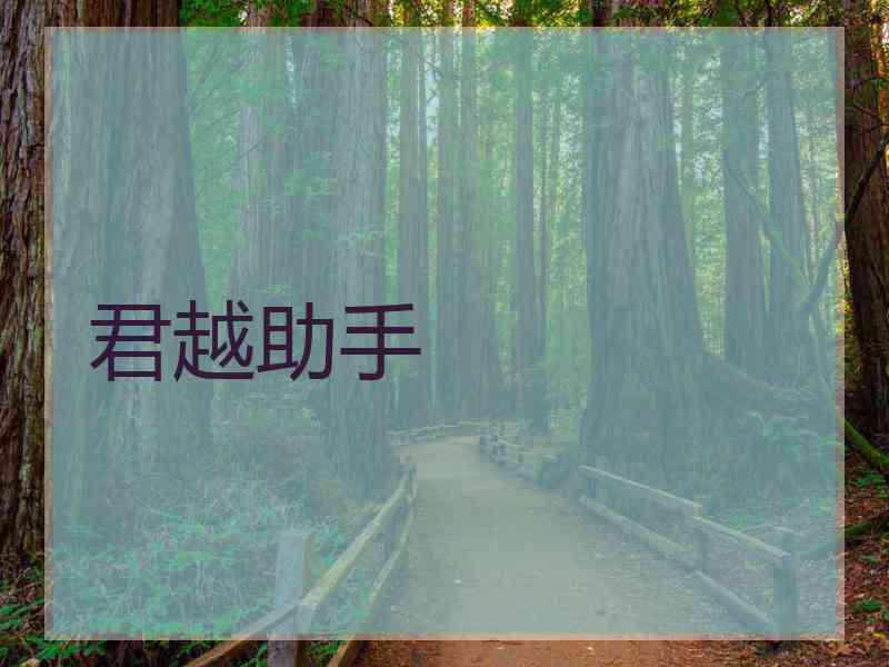 君越助手
