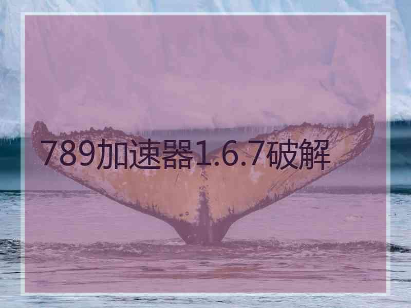 789加速器1.6.7破解
