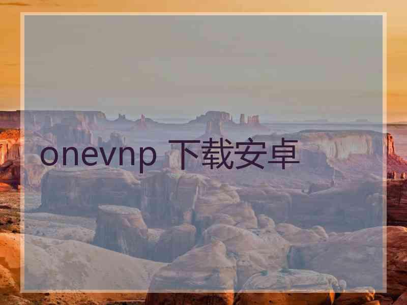 onevnp 下载安卓