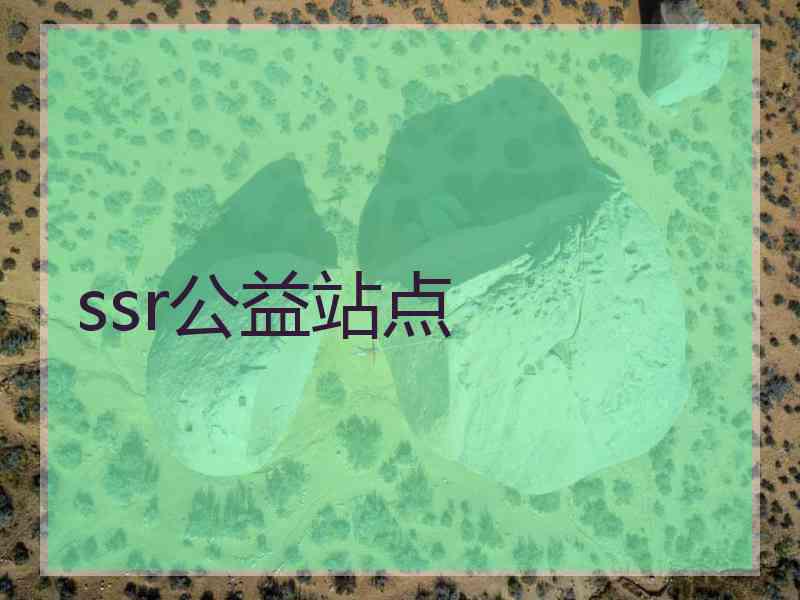 ssr公益站点
