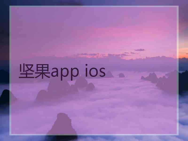 坚果app ios