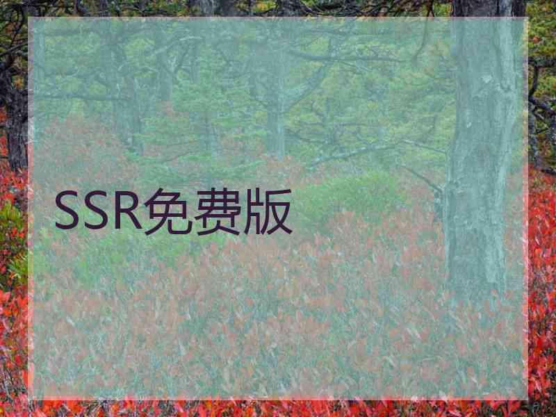 SSR免费版