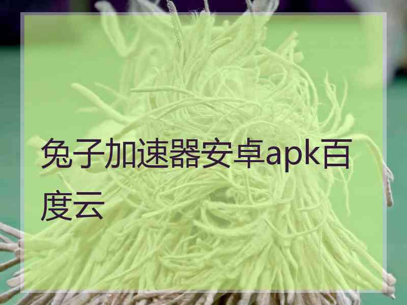 兔子加速器安卓apk百度云
