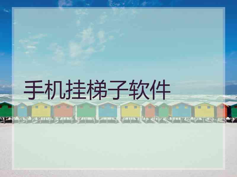 手机挂梯子软件