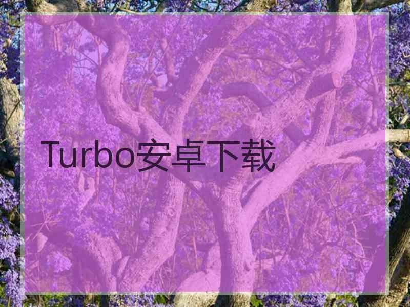 Turbo安卓下载