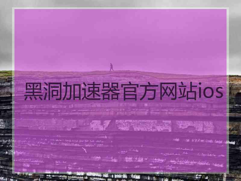 黑洞加速器官方网站ios