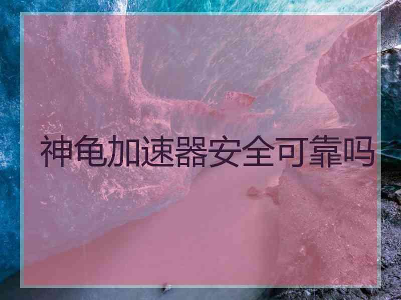 神龟加速器安全可靠吗