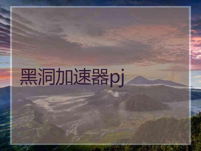 黑洞加速器pj