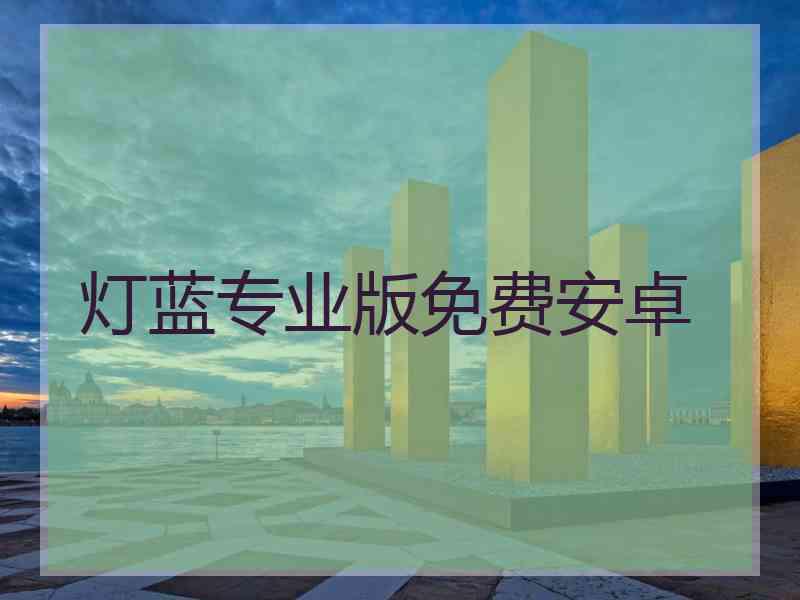 灯蓝专业版免费安卓