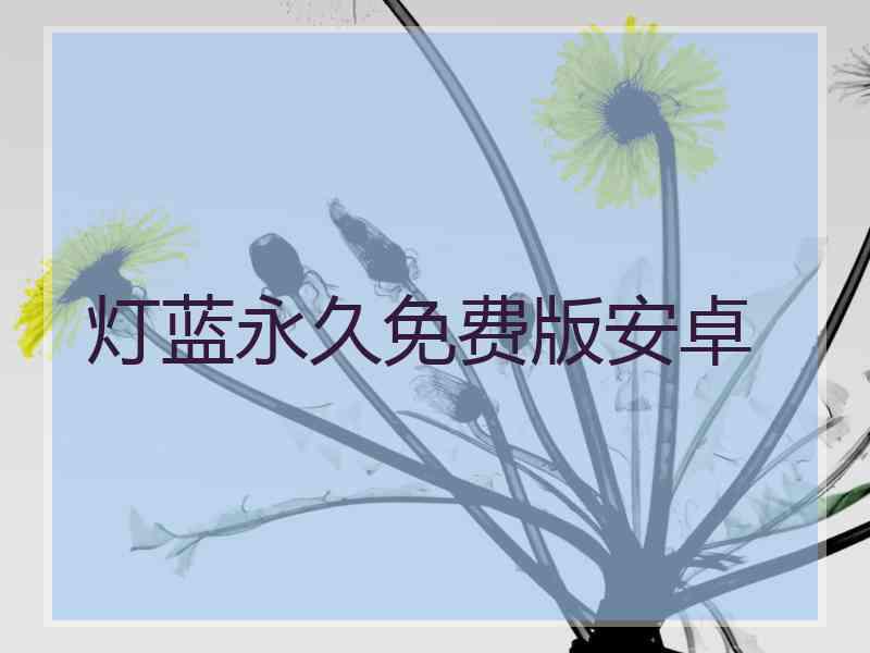 灯蓝永久免费版安卓