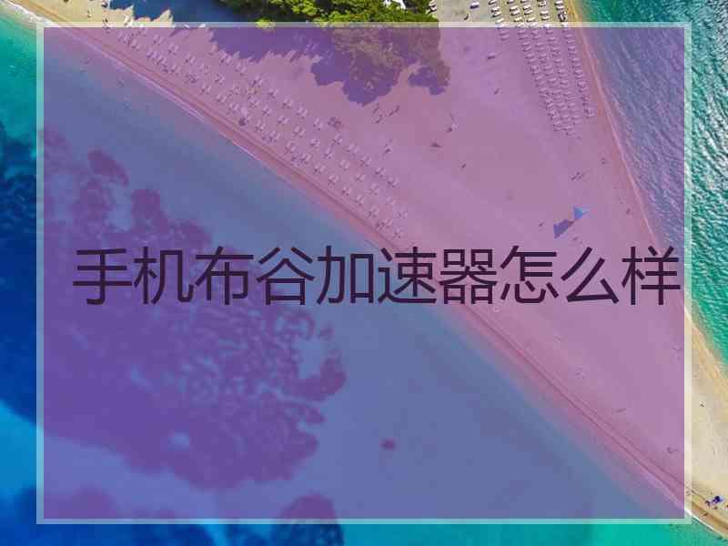 手机布谷加速器怎么样