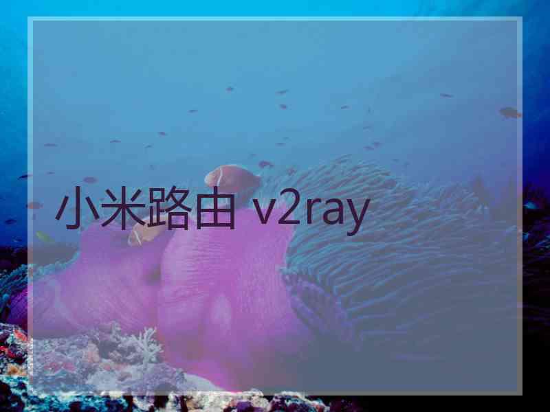小米路由 v2ray