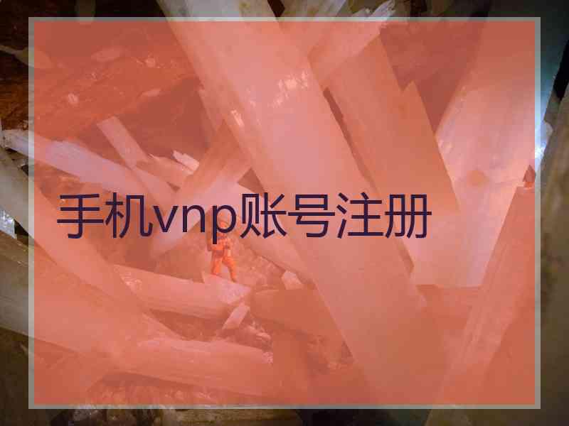 手机vnp账号注册