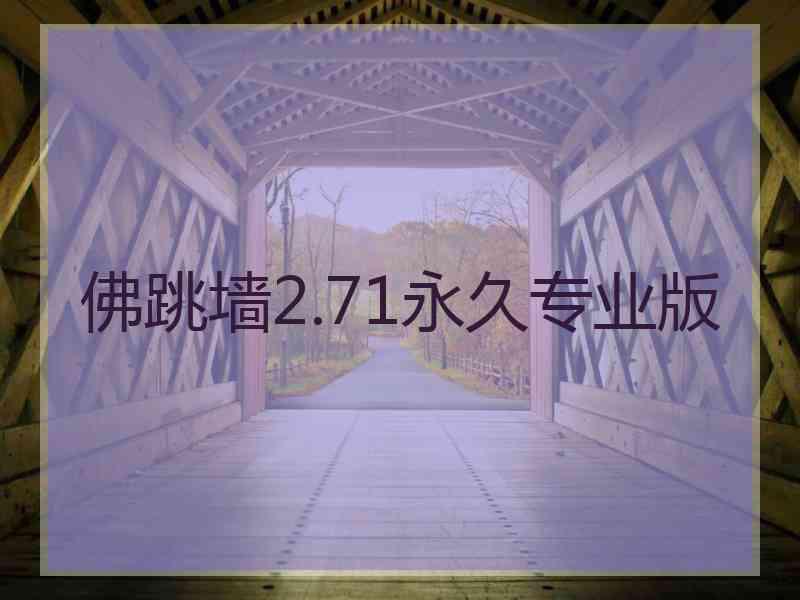 佛跳墙2.71永久专业版
