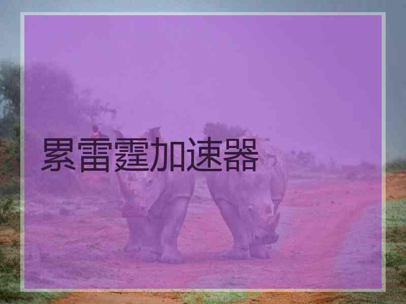 累雷霆加速器