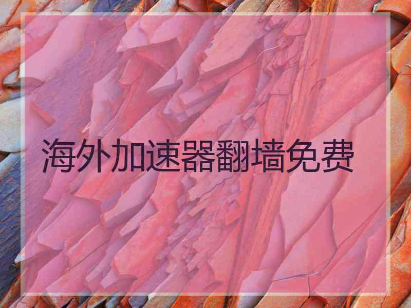 海外加速器翻墙免费