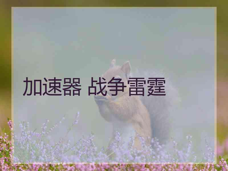 加速器 战争雷霆