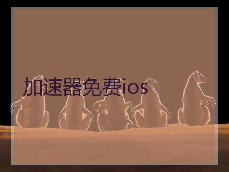加速器免费ios