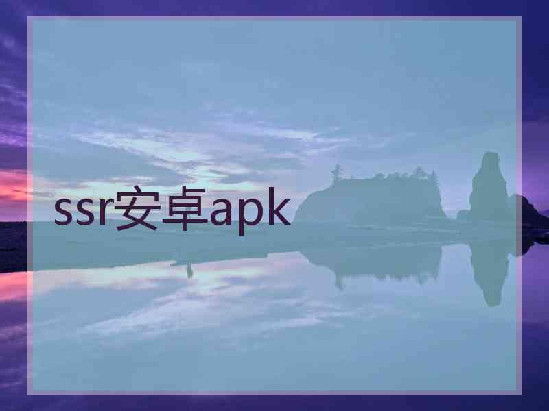 ssr安卓apk